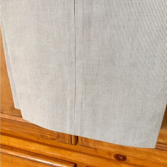 theory light grey pinstriped cotton slim suit